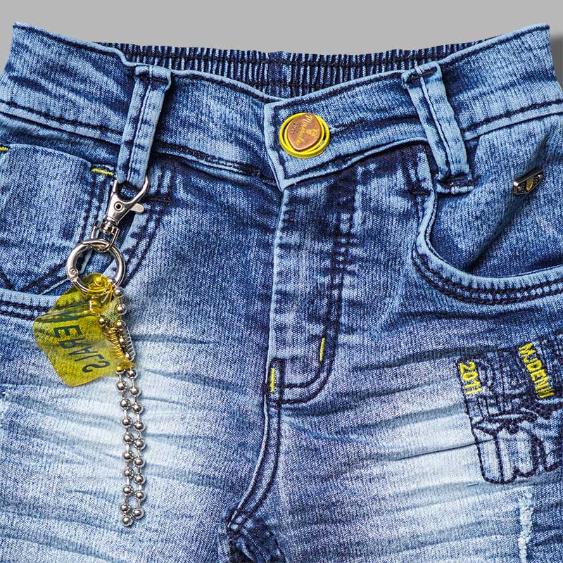 Shorts For Boys And Kids With Elastic Waist BL08562Blue