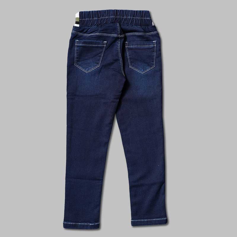 Jeans for Girls and Kids with an Elastic Waist Back View