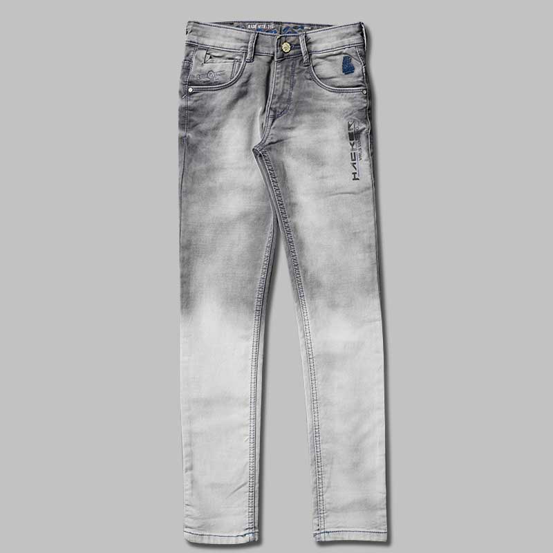 Blue & Grey Fix Wait Boys Jeans Front 