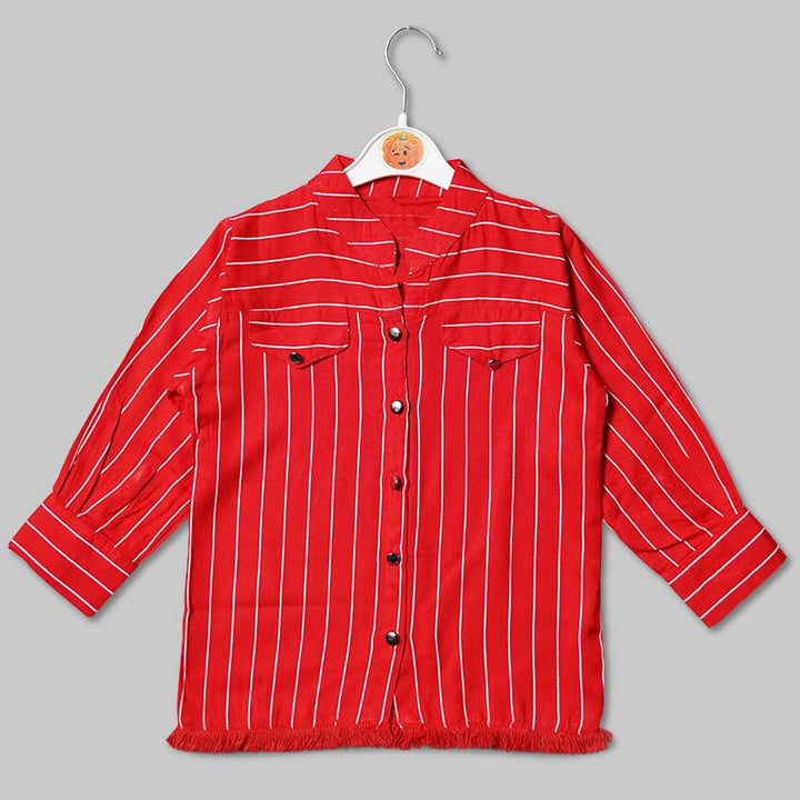 Full Sleeves Top for Girls and Kids Front View