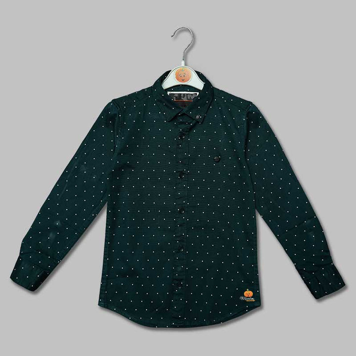 Printed Full Sleeves Shirts for Boys Front 