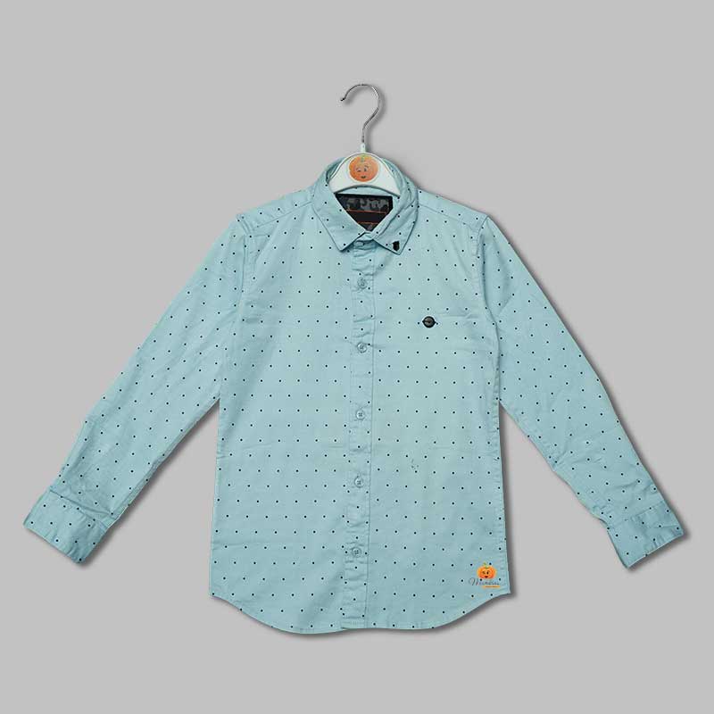 Printed Full Sleeves Shirts for Boys Front 