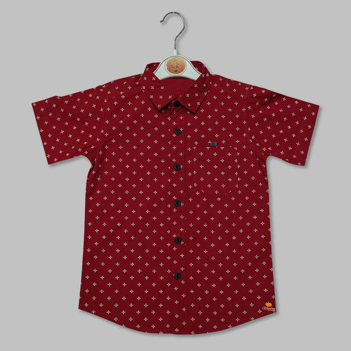 Solid Printed Shirts for Kids  Front 