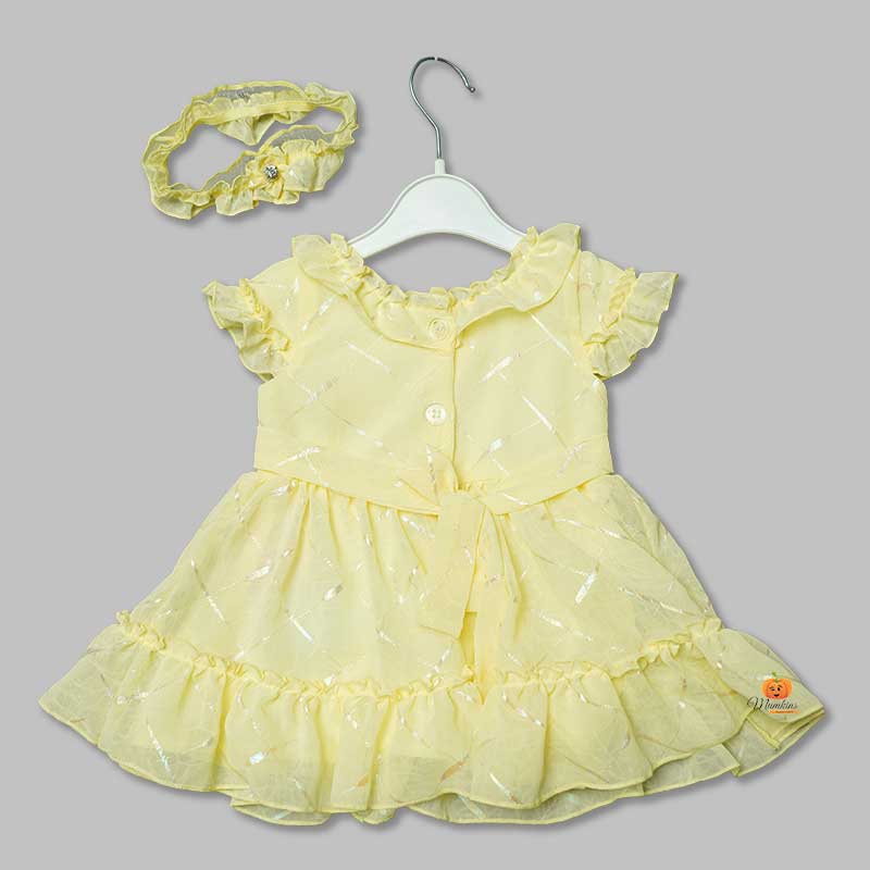 Frock for Kids with Soft Fabric Back View