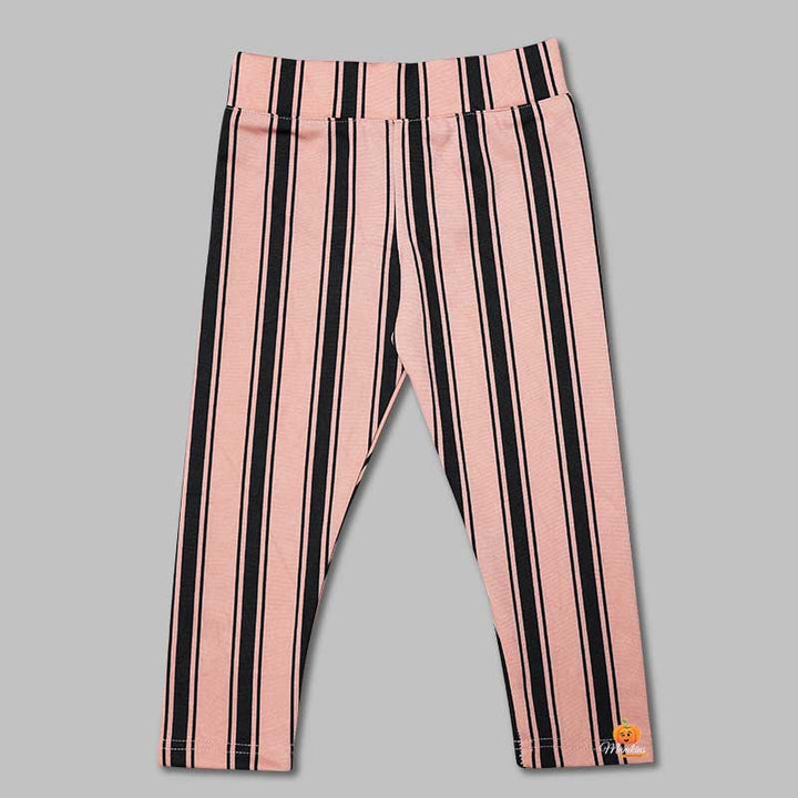 Jeggings For Girls And Kids With Lining Pattern GL248042Onion