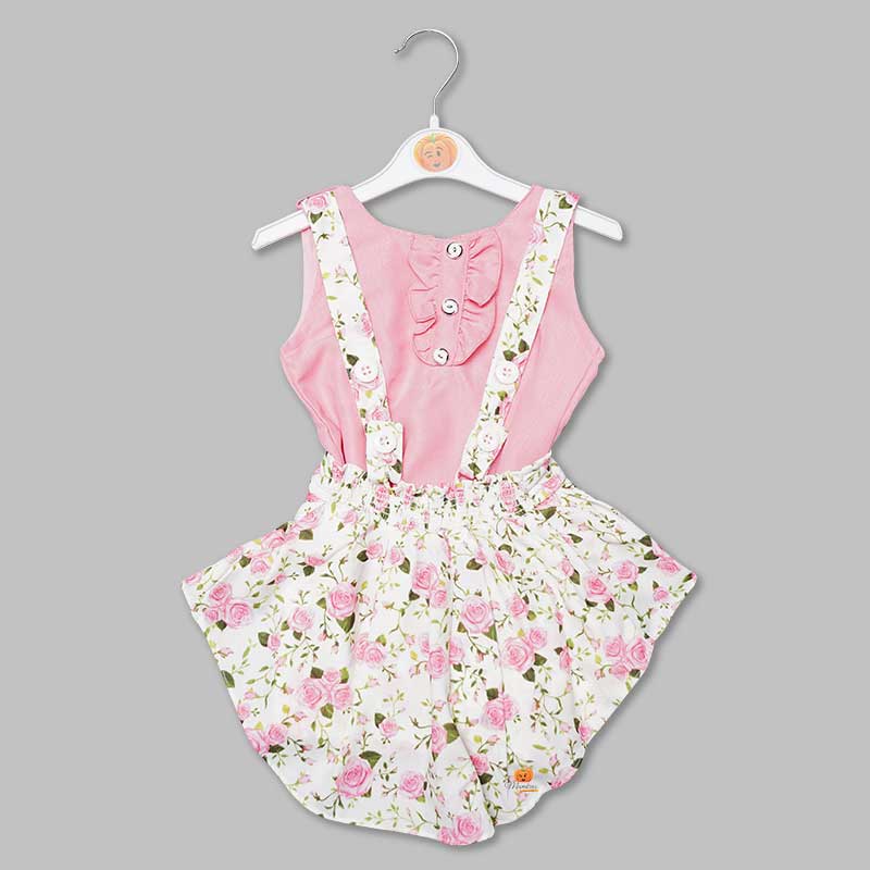 Western Wear For Girls And Kids With Suspender Belt GS205582Pink