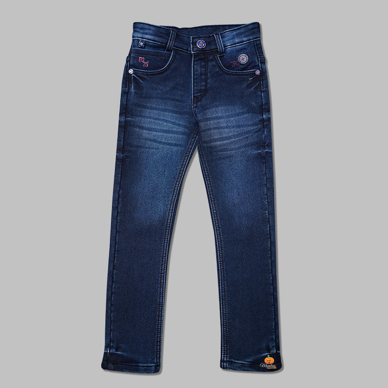Dark Blue Jeans for Boys Front 