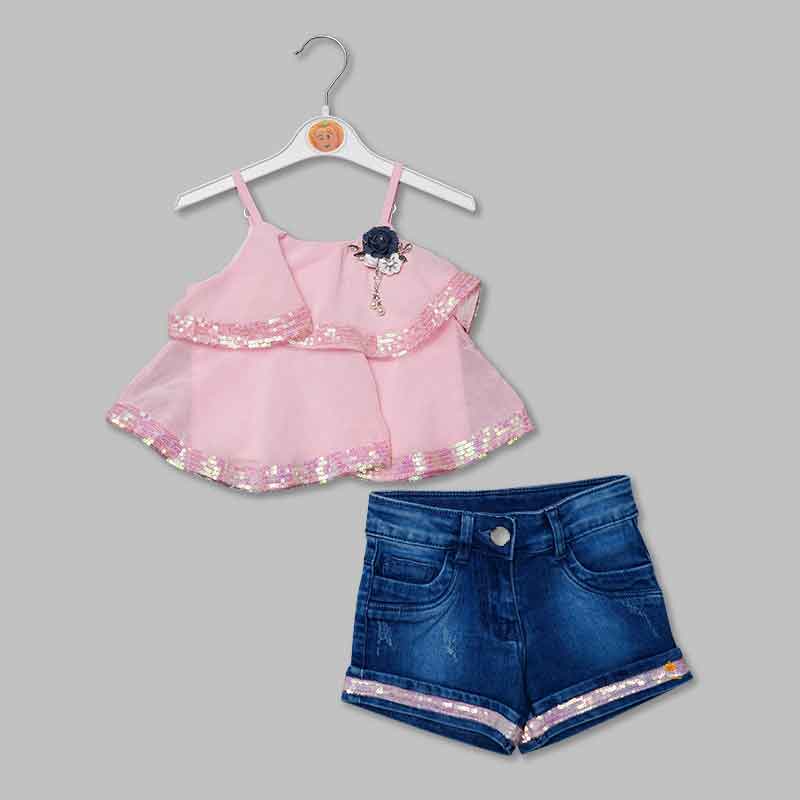 Western Wear For Girls And Kids With Soft Fabric GS20281Pink