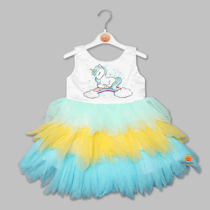 Unicorn Frock For Girls And Kids GS175430Multi