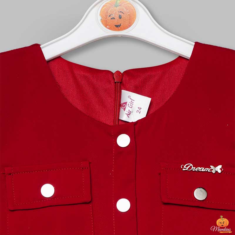 Western Wear For Girls And Kids With Soft Fabric GS201867Maroon