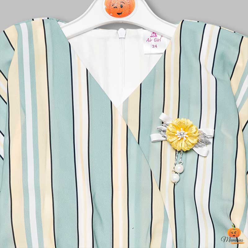 Western Wear For Girls And Kids With Soft Fabric GS201883Lemon
