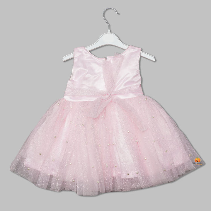 Frock For Girls And Kids With Fluffy Net GS175405Pink