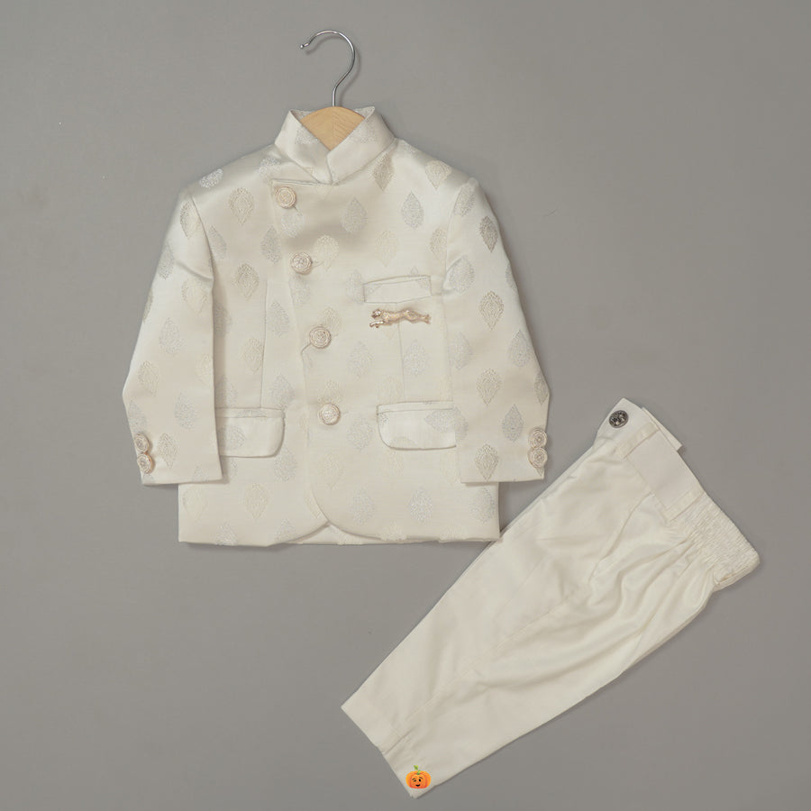 Ahhaaaa Boys Jodhpuri Suit Set | Kids Indo-Western Bandhgala for Wedding main image 0