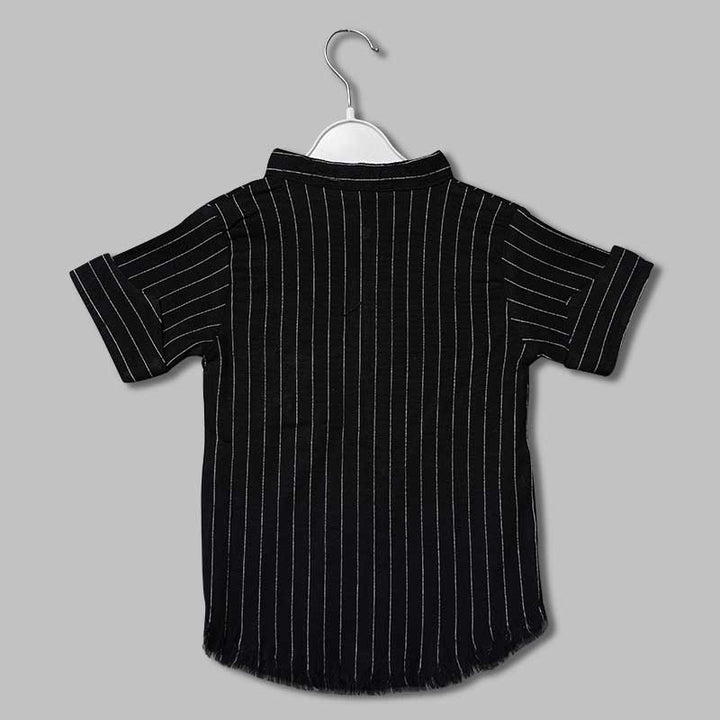 Top for Girls and Kids with Lining Pattern Back View