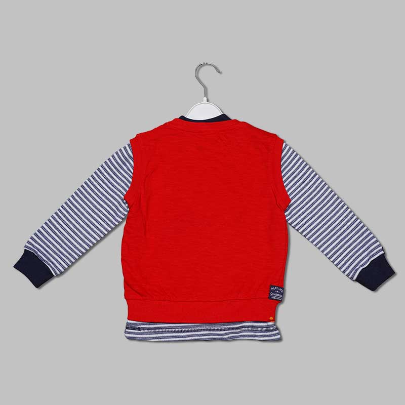 Lining T-shirt & Jeans for Baby Boys Back