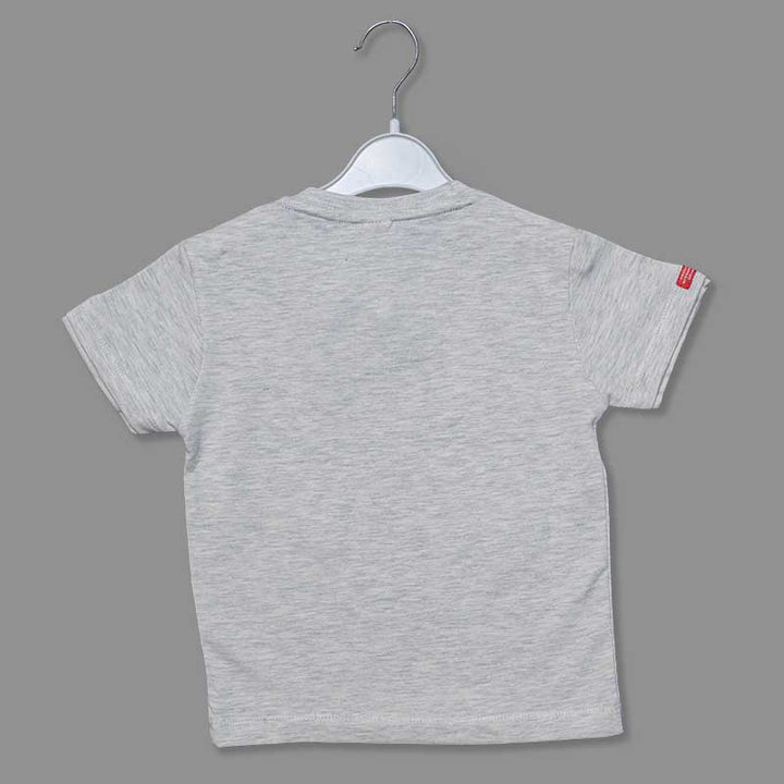 Grey & Navy Blue Baba Set for Kids Back View