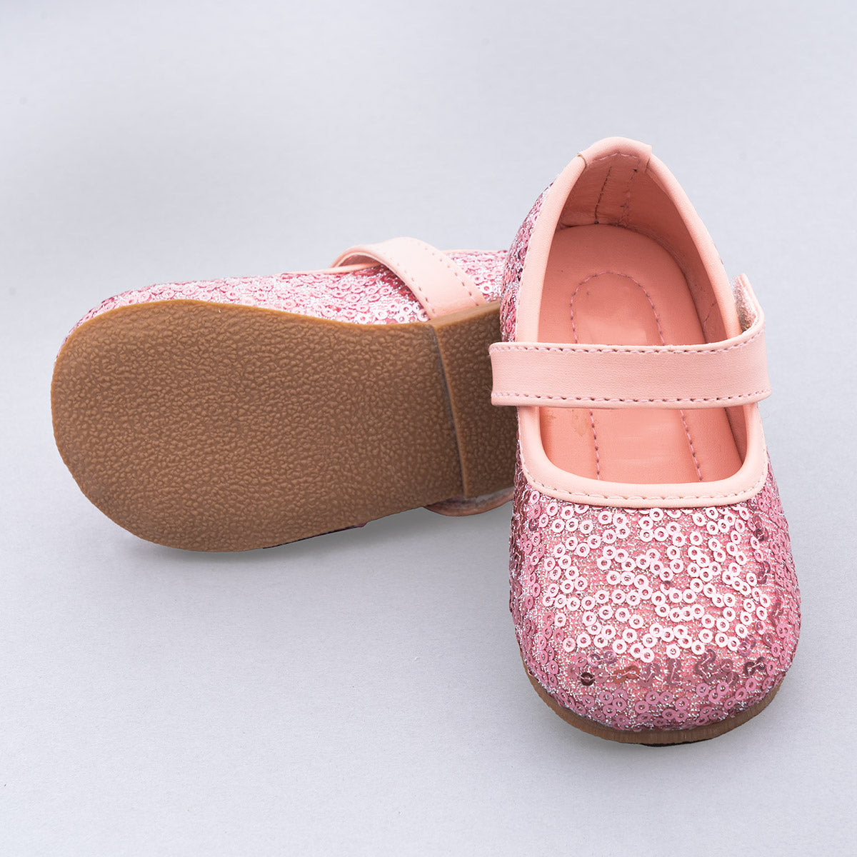 Girls pink hotsell sequin shoes