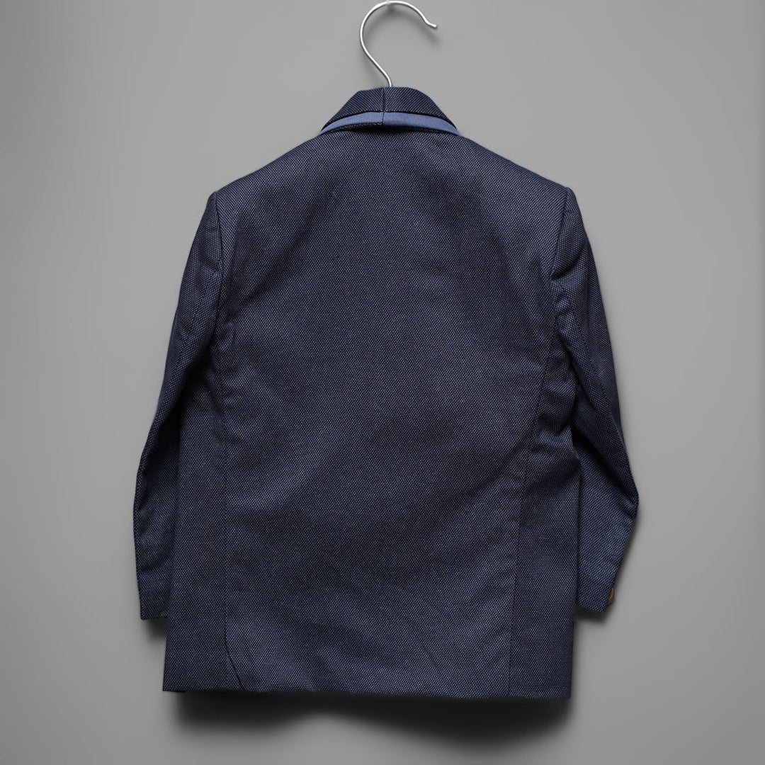 Boys Blazer With One Button Back View