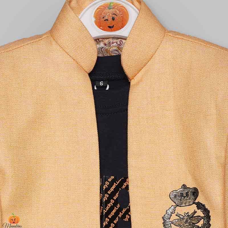 2 Piece Party Wear Blazer for Boys Close UP View