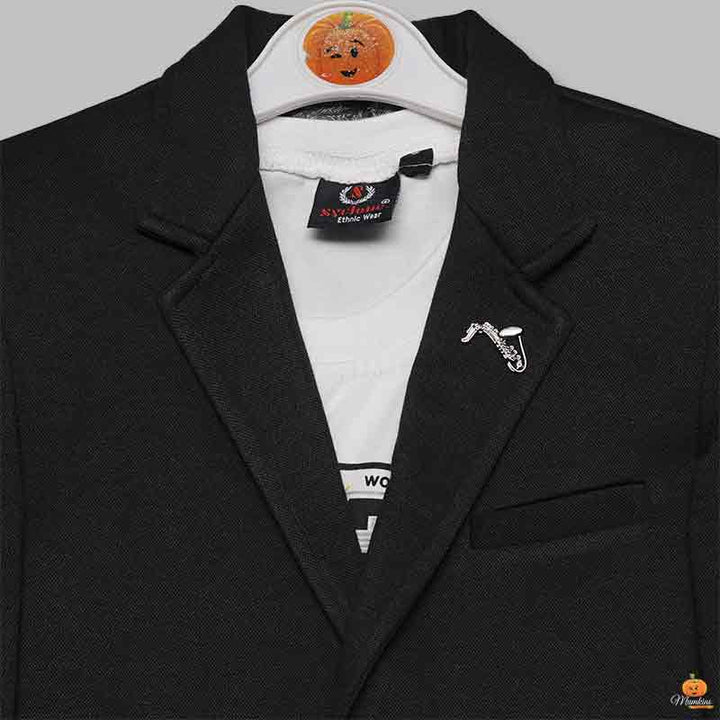 Wedding Blazer For Boys and Kids Close Up View