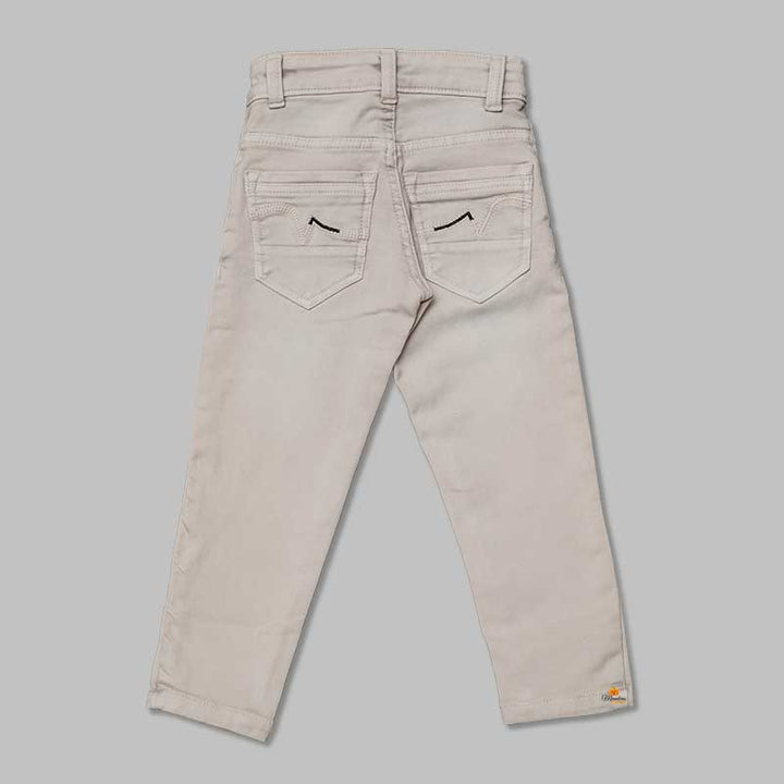 Jeans for Boys with Soft Fabric Back View