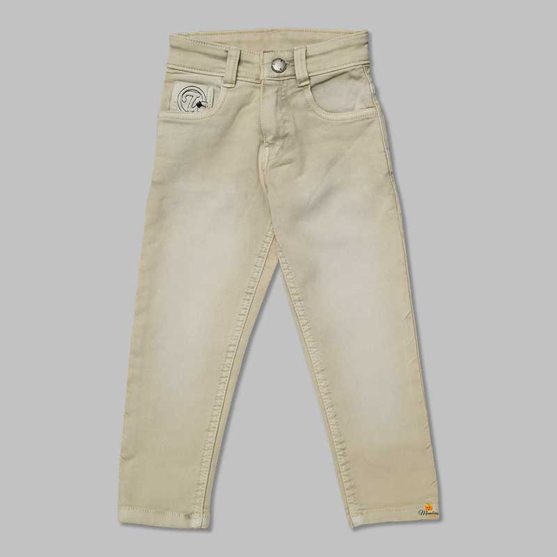 Jeans for Boys with Soft Fabric Front View