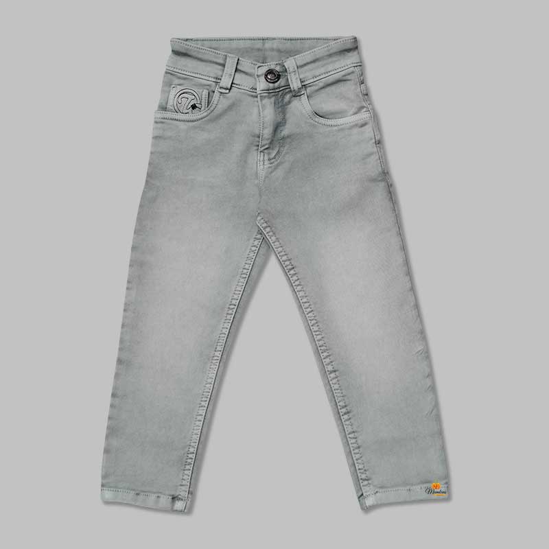 Jeans for Boys with Soft Fabric Front View