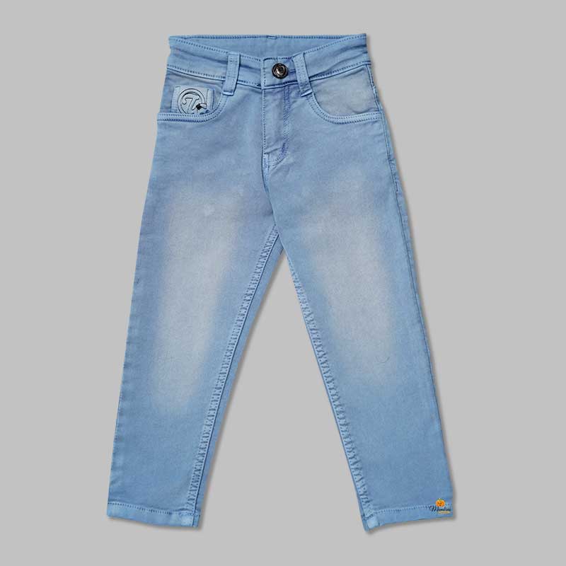 Jeans for Boys with Soft Fabric Front View