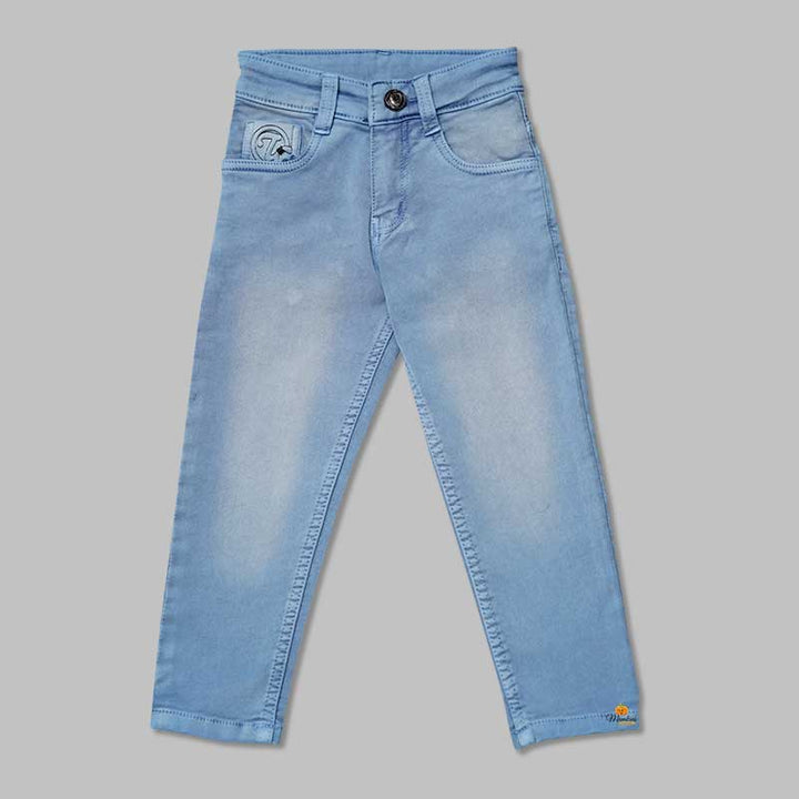 Jeans for Boys with Soft Fabric Front View