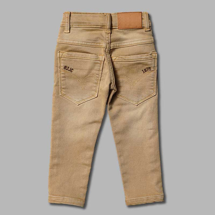 Fawn Slim Fit Boys Jeans Back 