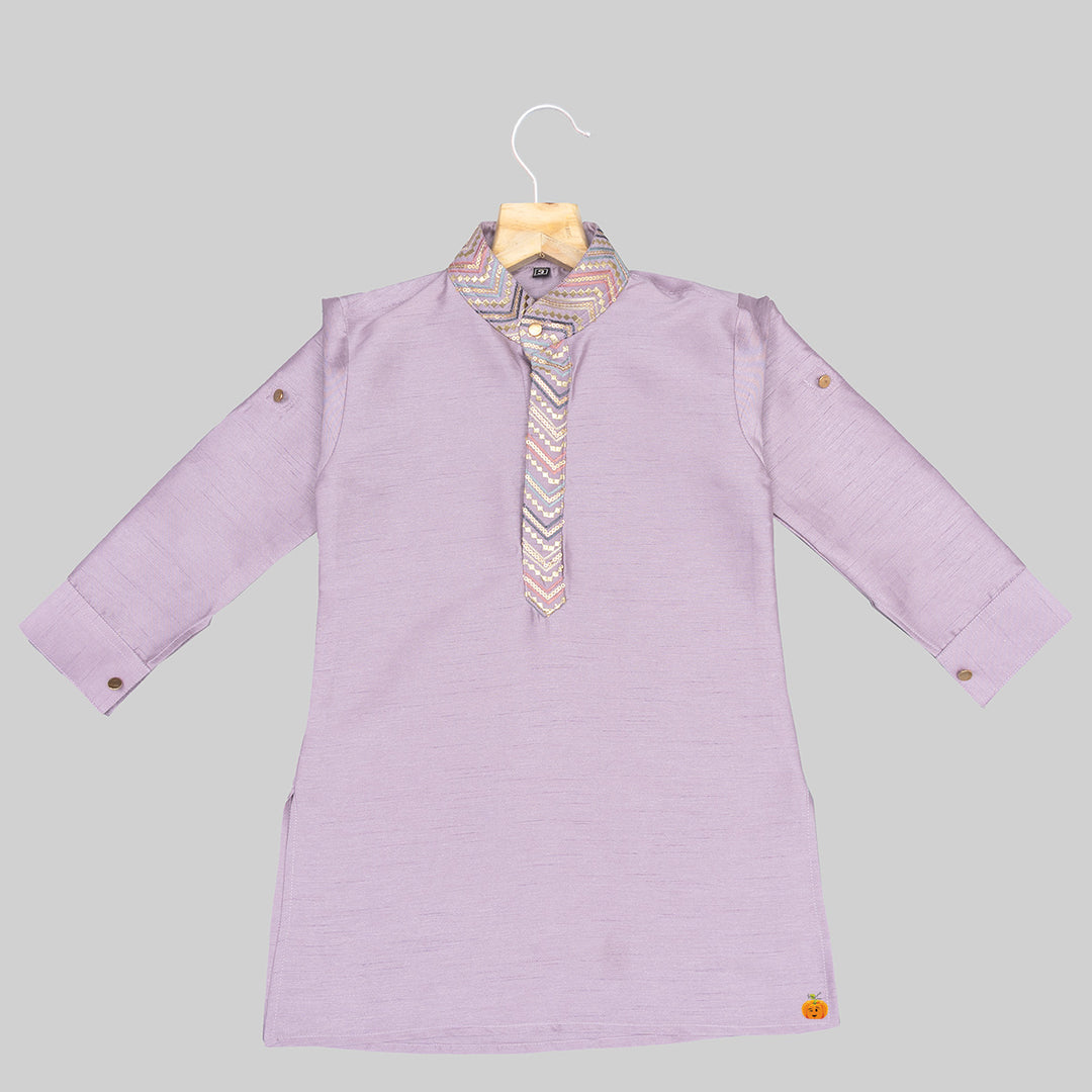 Onion Kurta Pajama for Boys with Jacket Kurta View