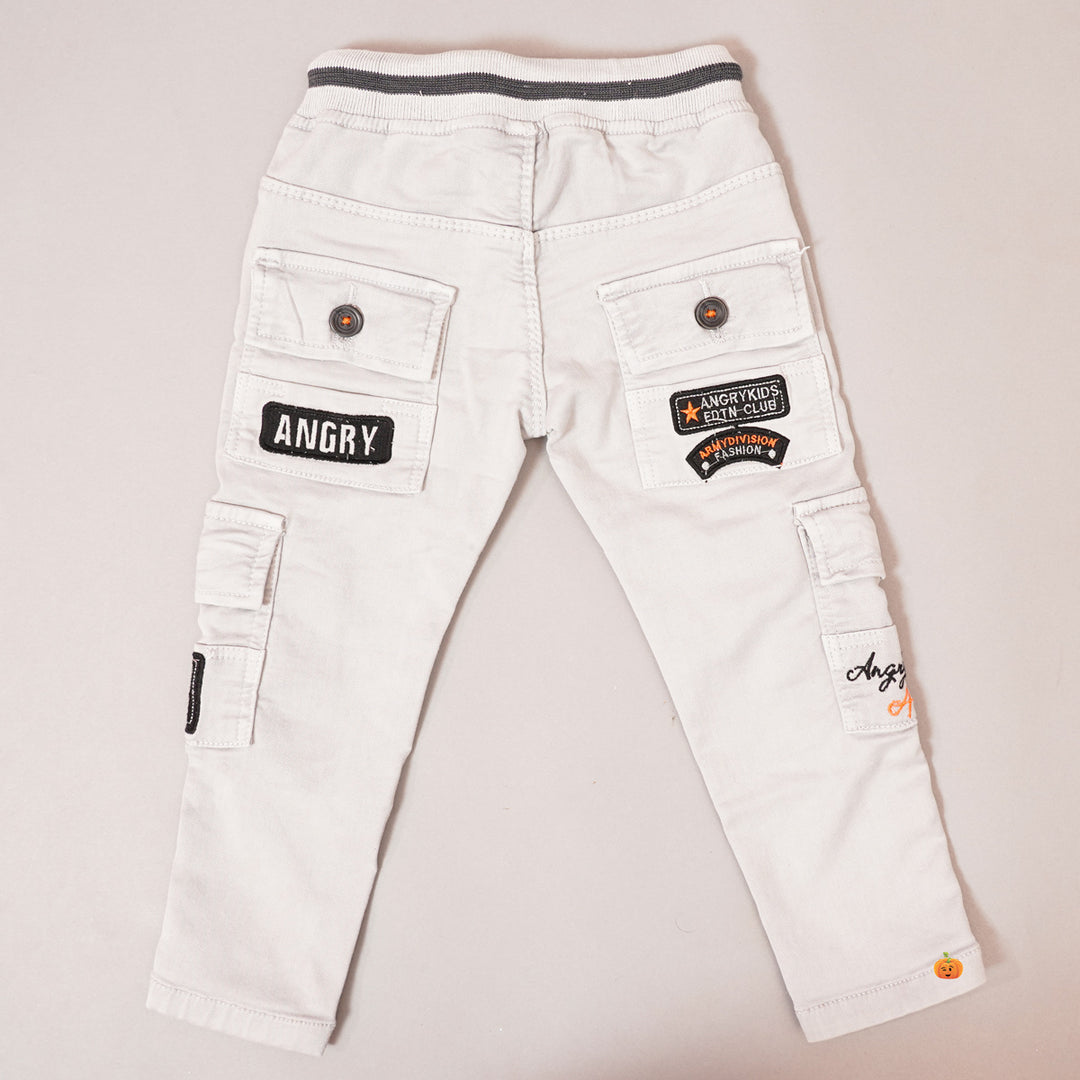 Boys Jeans Pant with Waistband Back View 