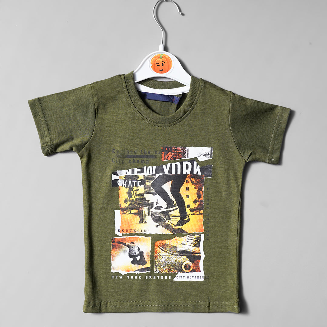 Fashionable T-Shirts For Boys Front View