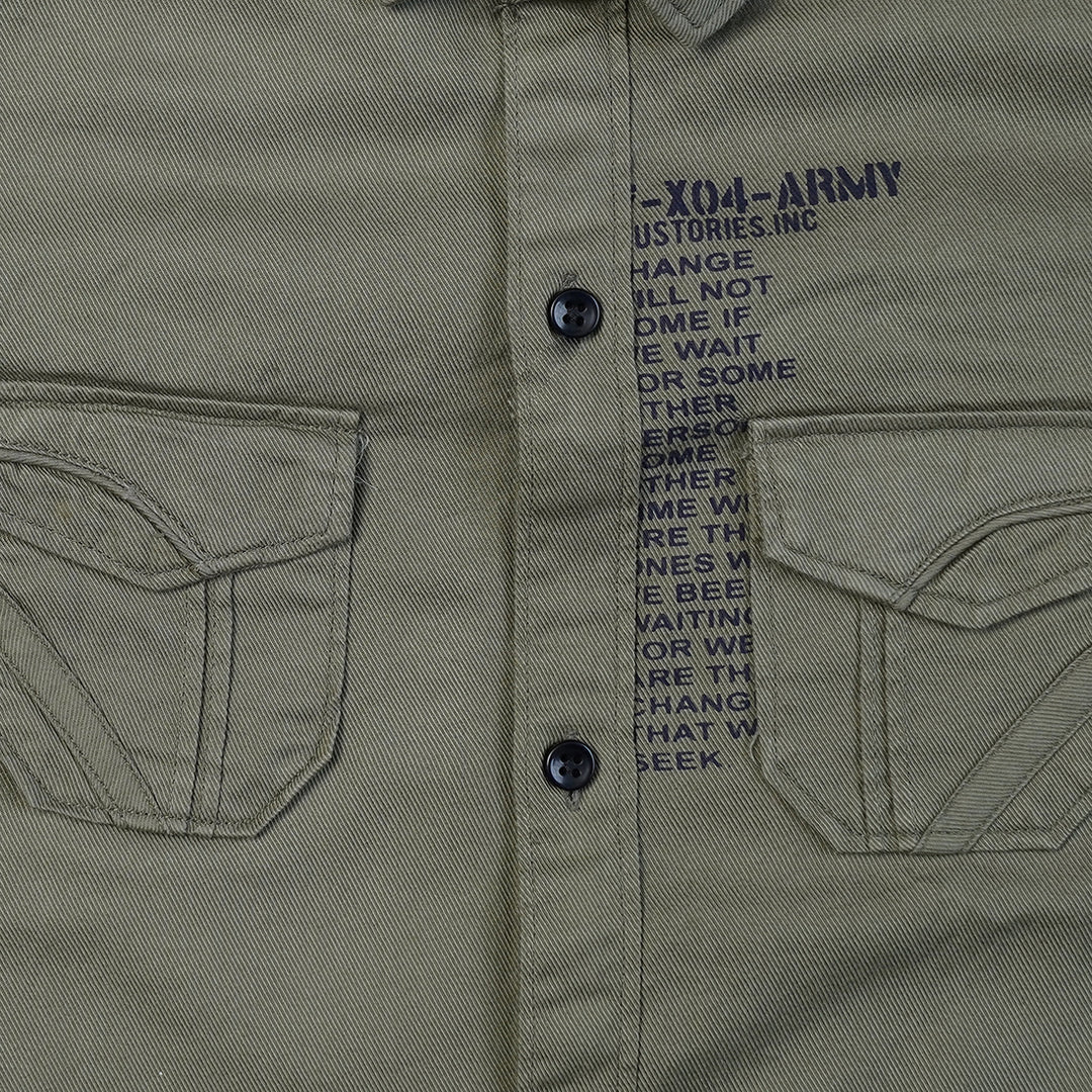 Full Sleeve Shirt for Boys Close Up View