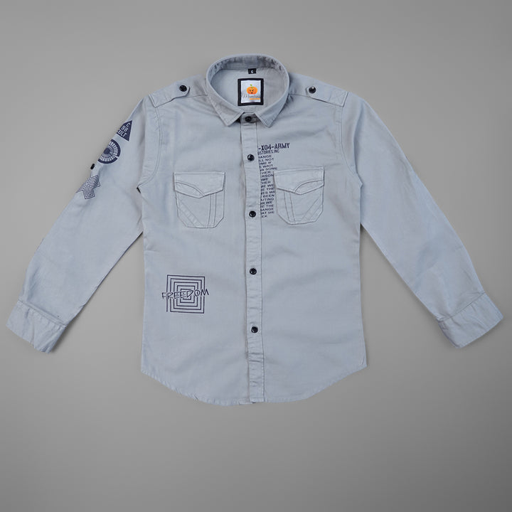 Full Sleeve Shirt for Boys Front View