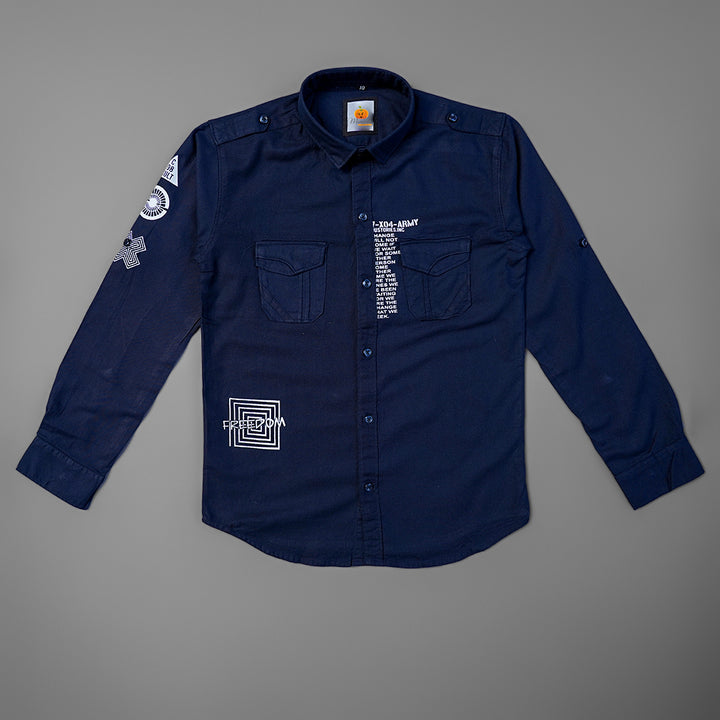 Full Sleeve Shirt for Boys Front View