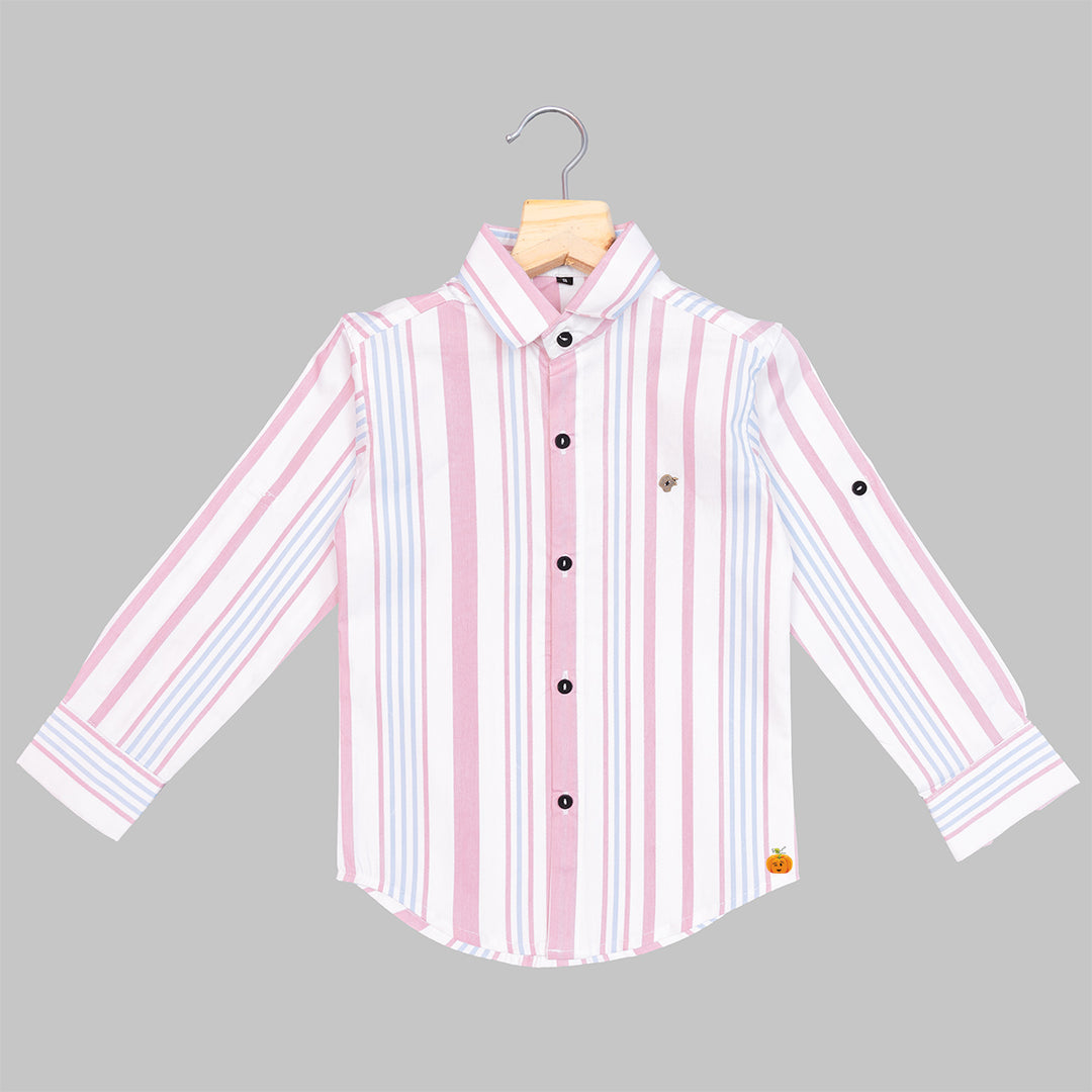 Onion Striped Shirt for Boys Front View