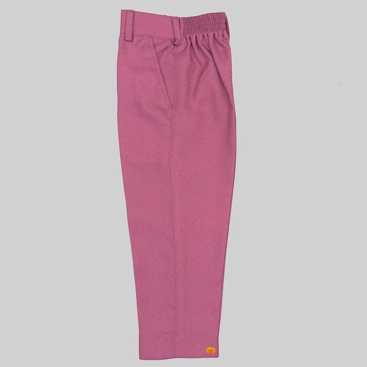 Onion Four Piece Solid Boys Suit Pant View