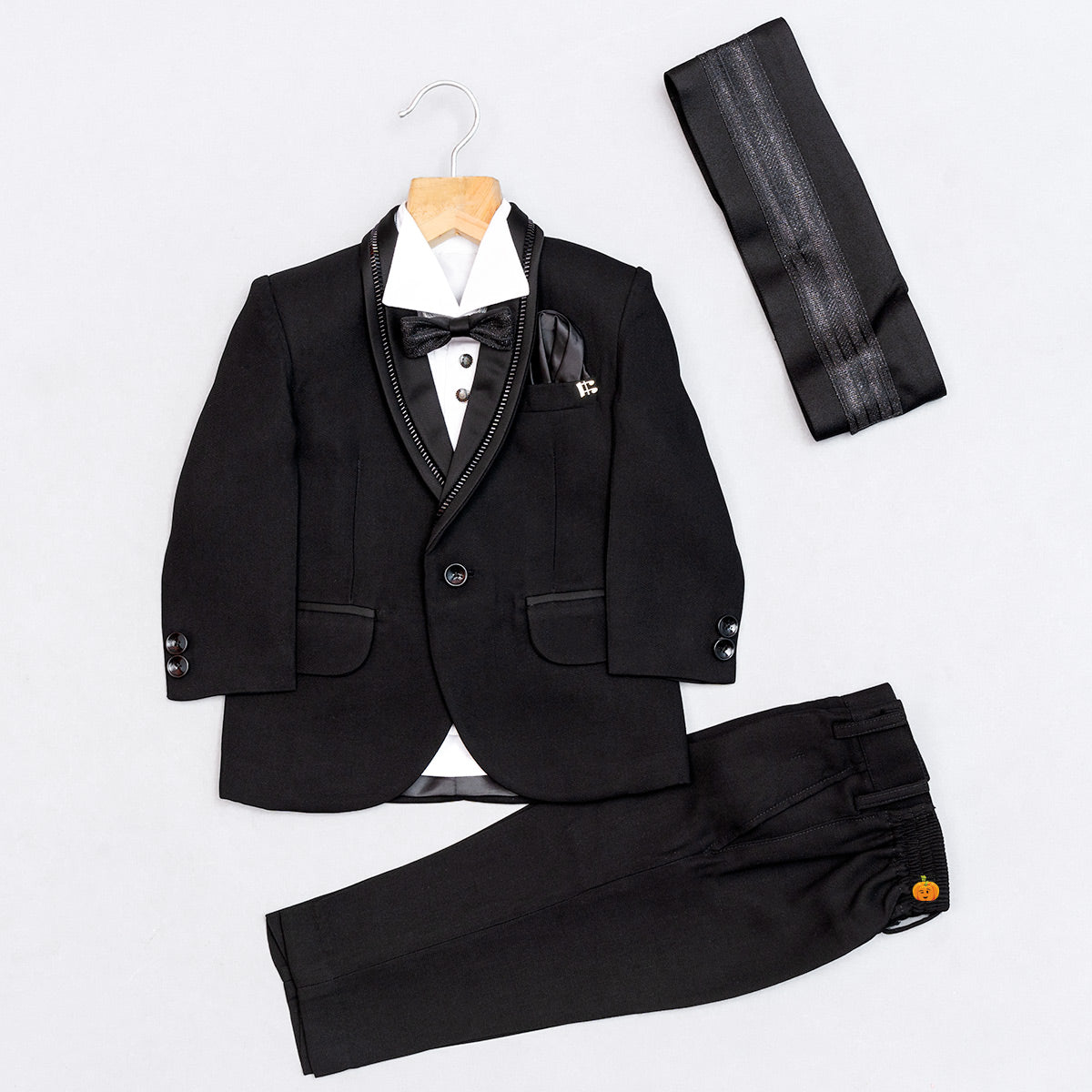 Buy BT Dezines Kids 5-Piece Coat Pant Suit Set For Boys (11-12 years, Black)  Online at Best Prices in India - JioMart.