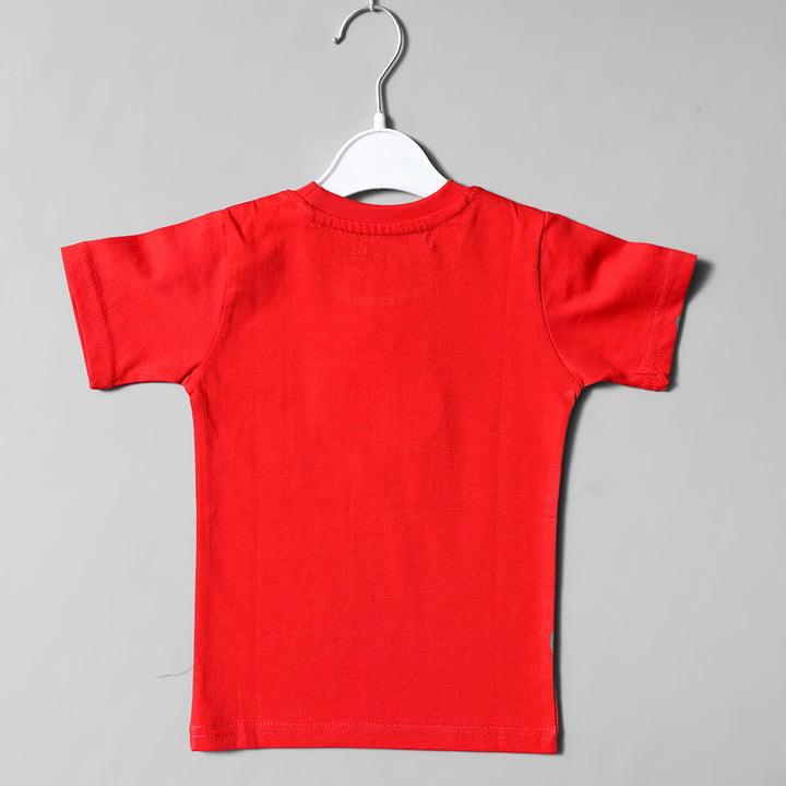 Graphic Print T-Shirt For Boys Back View