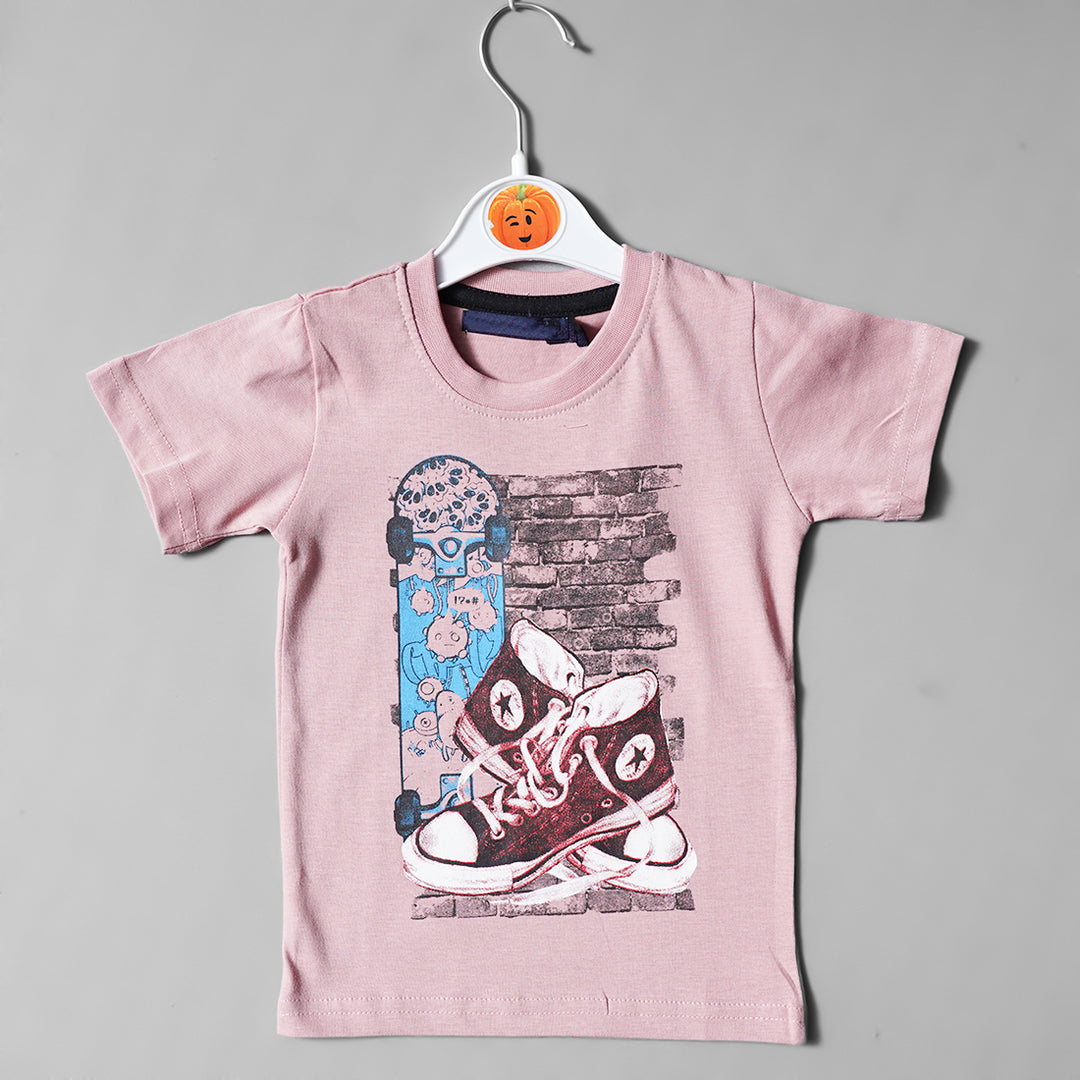Boot Graphic Fawn t-shirts for Boys Front View