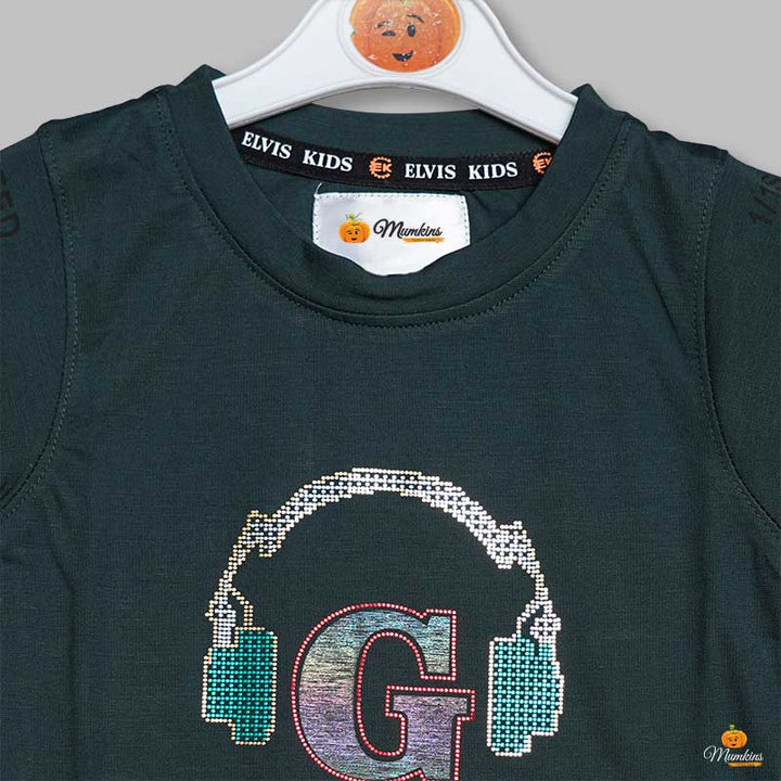 T-Shirts For Boys And Kids With A Round Neck Close Up View 