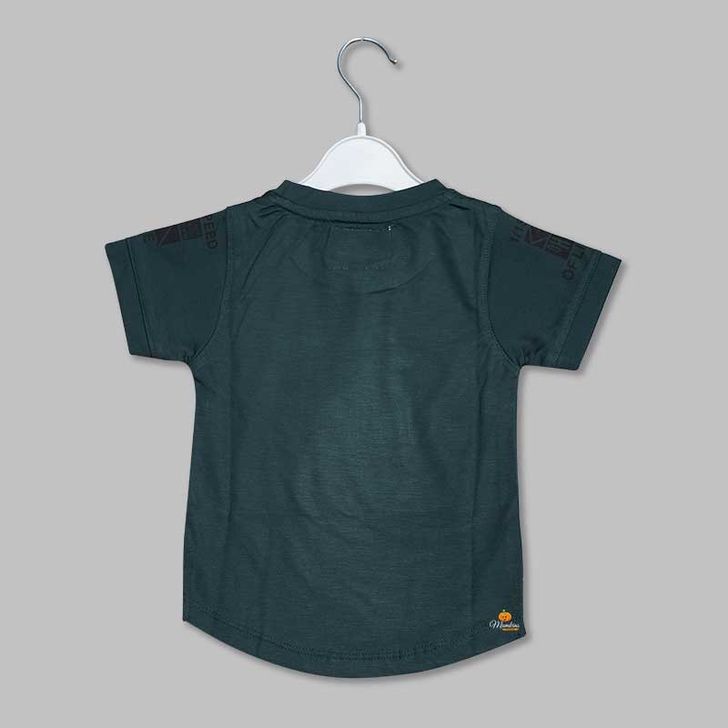 T-Shirts For Boys And Kids With A Round Neck Back View