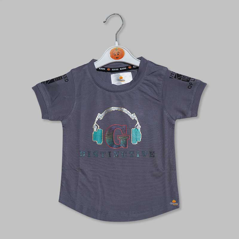 T-Shirts For Boys And Kids With A Round Neck Variant Front View