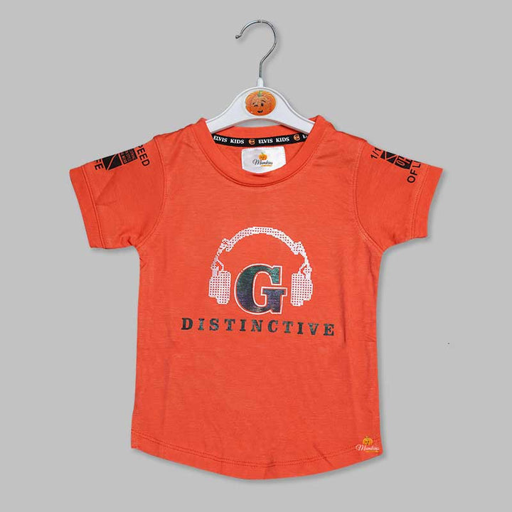 T-Shirts For Boys And Kids With A Round Neck Variant Front View