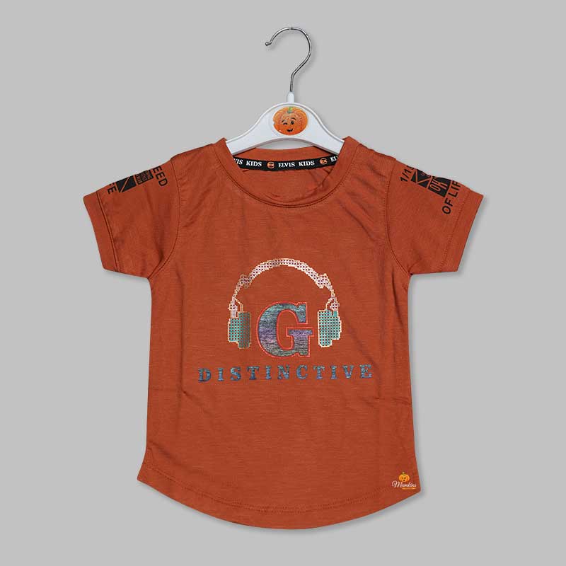 T-Shirts For Boys And Kids With A Round Neck Variant Front View