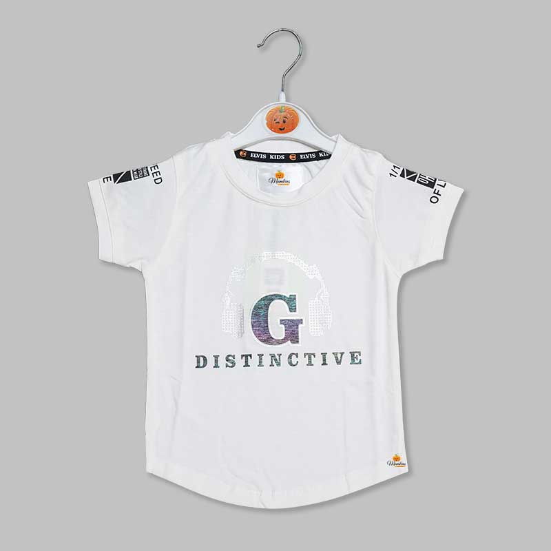 T-Shirts For Boys And Kids With A Round Neck Variant Front View