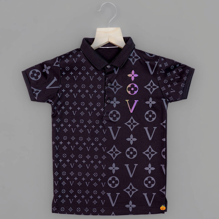 Printed Casual T-shirts for Boys Front View