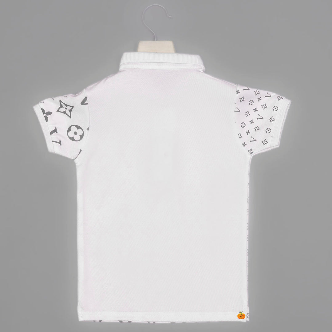 Printed Casual T-shirts for Boys Back View
