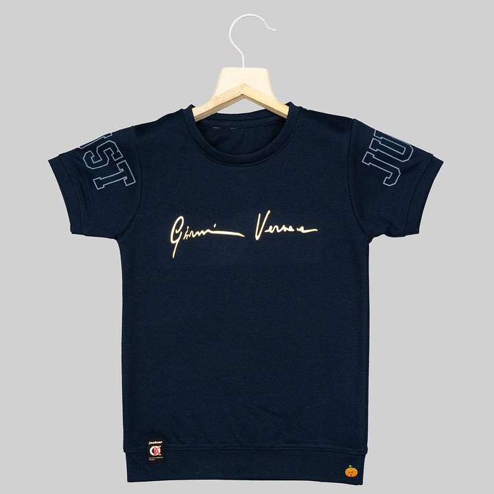 Round Neck Boys T-shirt Front View